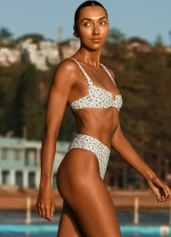 Ark Swimwear High Waist Cheekys|High Waist Cheekys Ditsy Floral