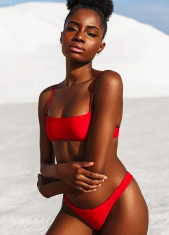 Ark Swimwear Banded|Banded Bikini Red