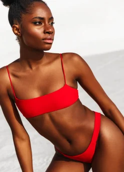 Ark Swimwear Minimal Crop|Minimal Crop Red