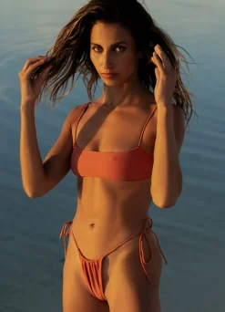 Ark Swimwear Minimal Crop|Minimal Crop Rust