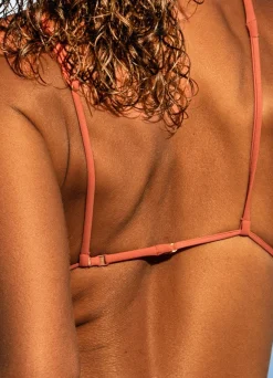 Ark Swimwear String Bralette|String Bralette Rust