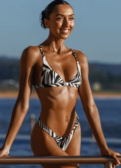Ark Swimwear Bralettes|Bralette Bikini Zebra